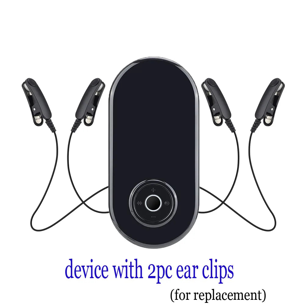 CES Microcurrent Sleep Aid Device Insomnia Anxiety Headache Relief Electric Ear Clip Type Acupuncture Fast Sleep Instrument