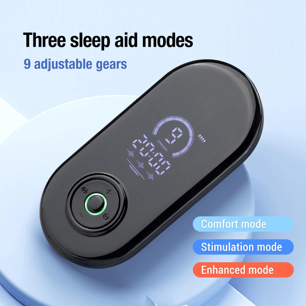 CES Microcurrent Sleep Aid Device Insomnia Anxiety Headache Relief Electric Ear Clip Type Acupuncture Fast Sleep Instrument